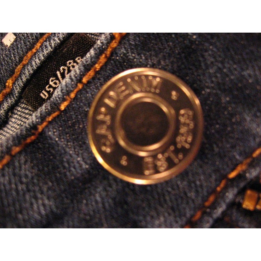 Vintage GAP Womans CUTOFF JEAN SHORTS W 30 MEASURED Daisy Dukes Blue Denim Stret - Picture 6 of 8
